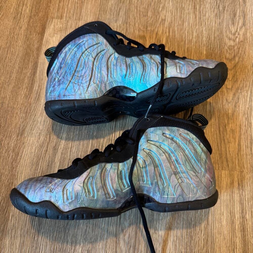Nike air foamposite pro blue SZ 8.5 womens